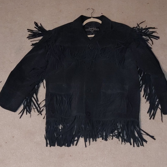 Genuine hand stitched leather jacket - Picture 1 of 3